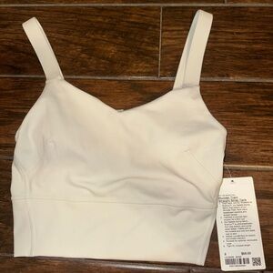 Lululemon Wunder Train Straight Strap Tank in color Bone.